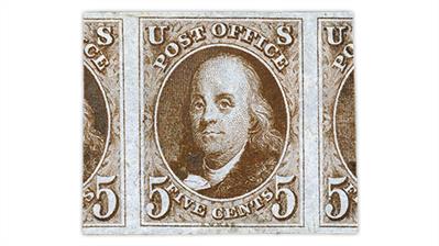 1847-dark-brown-benjamin-franklin-stamp-graded-superb-98j