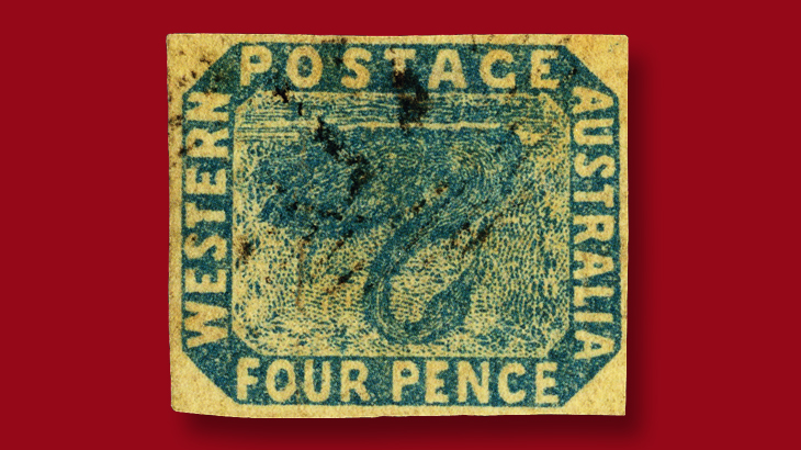 1854-western-australia-four-penny-error-stamp