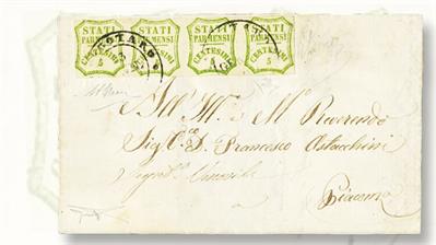 1860-cover-strip-of-four-of-the-5-centesimo-local-provisional-stamps