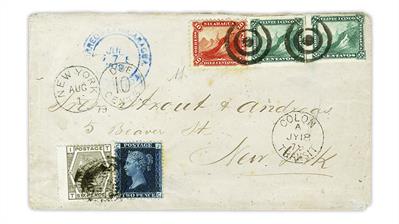 1879-mixed-franking-cover-nicaragua-new-york-city