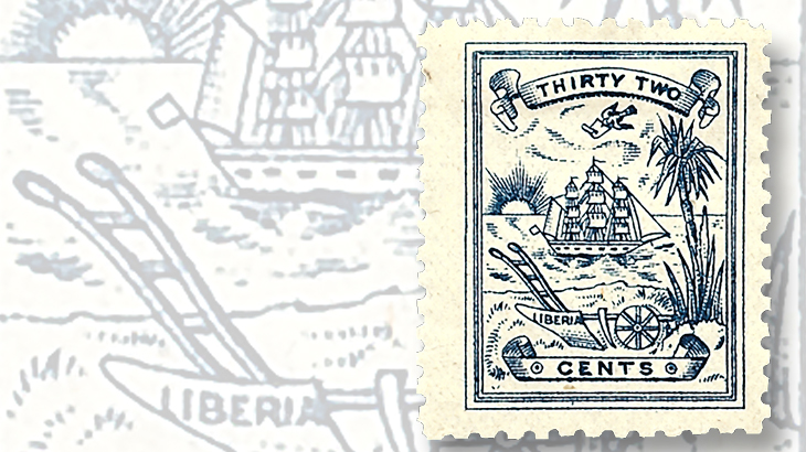 1885-liberia-hand-plow-stamp