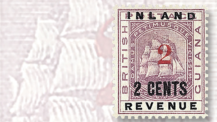 1889-british-guiana-stamp-two-cent-red-black