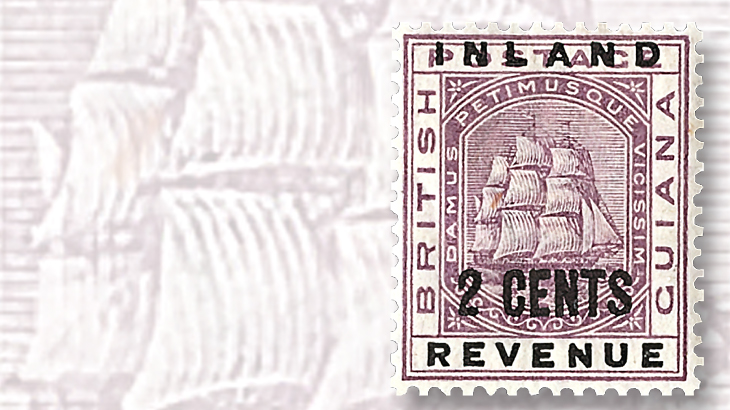 1889-inland-revenue-british-guiana