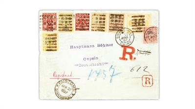 1897-registered-cover-shanghai-china-oppeln-germany