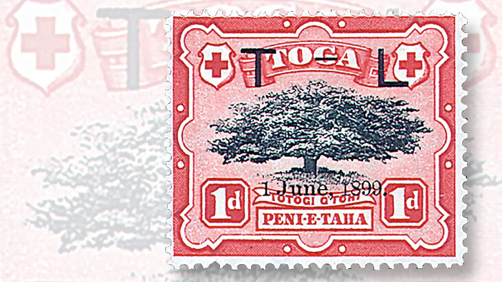 1899-george-tupou-ii-queen-lavinia-wedding-stamp