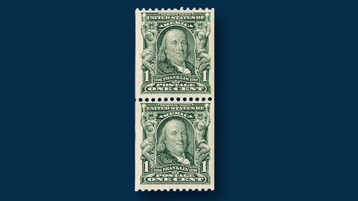 1908-one-cent-green-benjamin-franklin-stamp