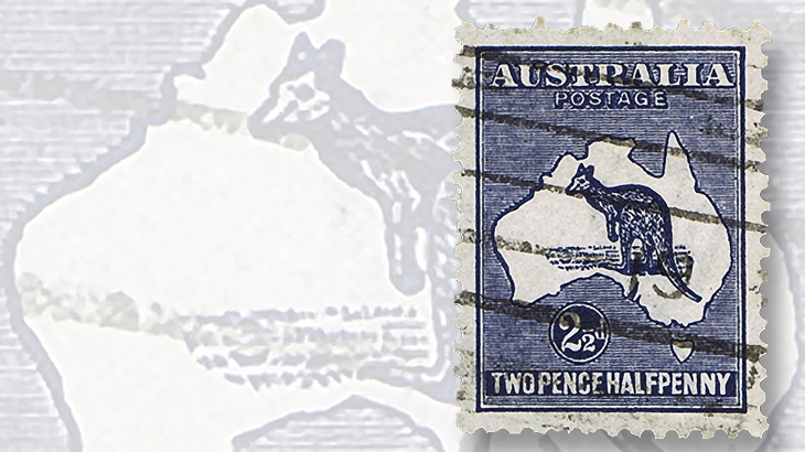 1917-australia-two-half-penny-kangaroo-map-stamp