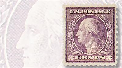 1919-three-violet-george-washington-coil-waste-stamp