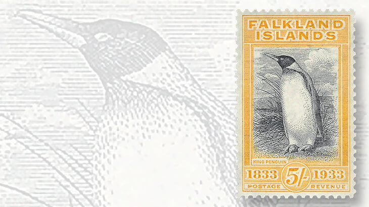 1933-falkland-islands-king-penguin-stamp