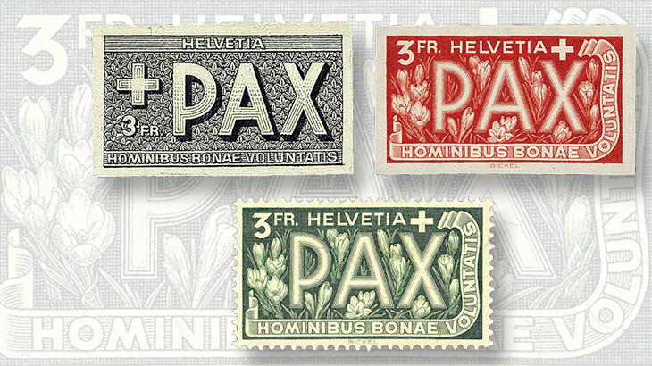 1945-3-franc-stamp