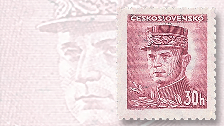 1945-czechoslovakian-30h-gen-stefanik-stamp