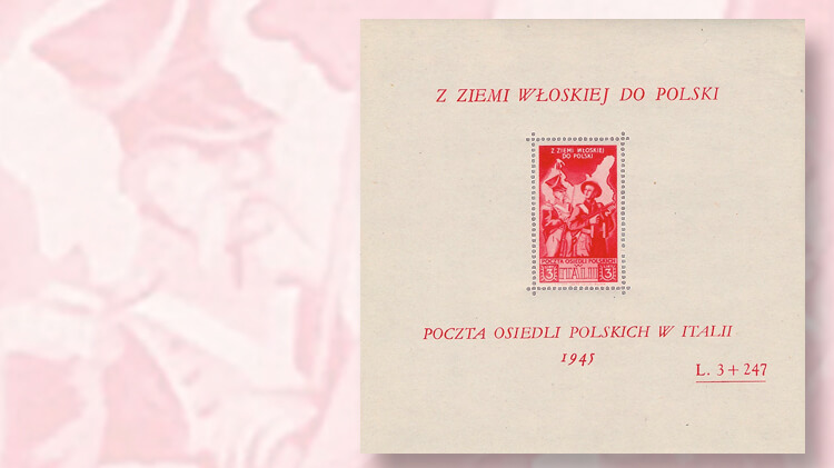 1946-second-corps-exiled-polish-officers-souvenir-sheet