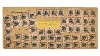 1947 registered-cover-57-coolidge-stamps