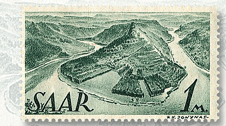 1947-saar-river-near-mettlach-stamp