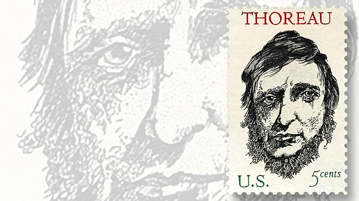 1967-thoreau-five-cent-commemorative-stamp