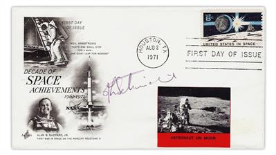 1971-earth-sun-landing-craft-moon-first-day-cover-russell-schweickart-autograph