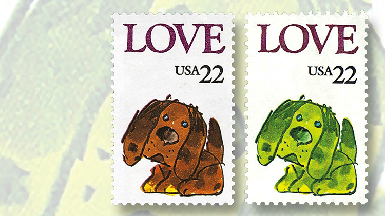 1986-twenty-two-cent-love-stamp-puppy