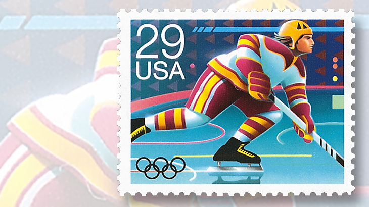 1992-olympic-winter-games-twenty-nine-stamp