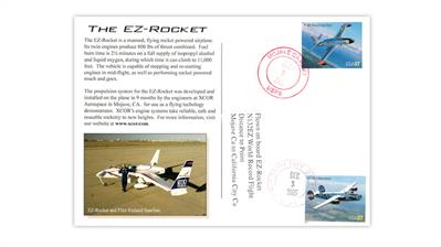 2005-xcor-aerospace-postcard-first-rocket-plane-united-states-mail