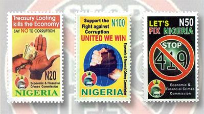 2008-nigeria-economic-financial-crimes-commission-anti-corruption-stamps