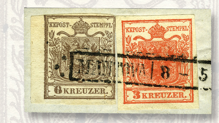 3-kreuzer-red-6kr-brown-stamps