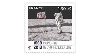 50th-anniversary-manned-moon-landing-france-stamp