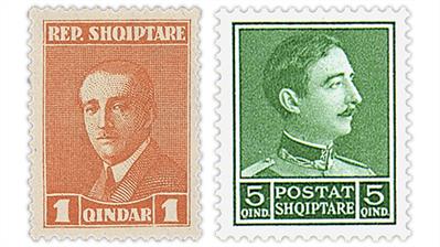 albania-ahmet-zogu-king-zog-stamps