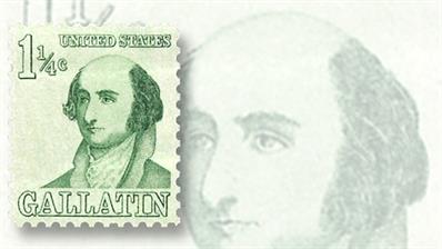 albert-gallatin-prominent-americans-stamp