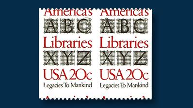 america-library-stamp