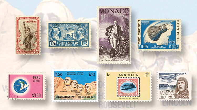 americana-stamps-around-world