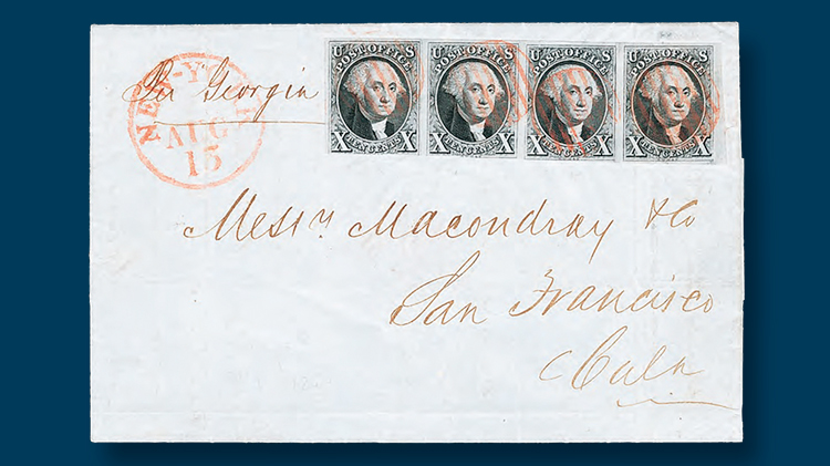 auction-rumsey-kramer-four-washington-stamps-cover