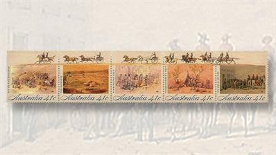 australia-gold-rush-stamps