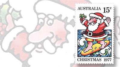 australia-santa-surf-stamp