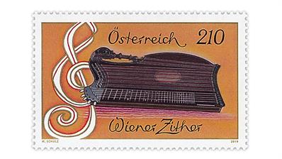 austria-2019-viennese-zither-stamp