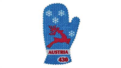 austria-2021-reindeer-mitten-cotton-polyester-stamp