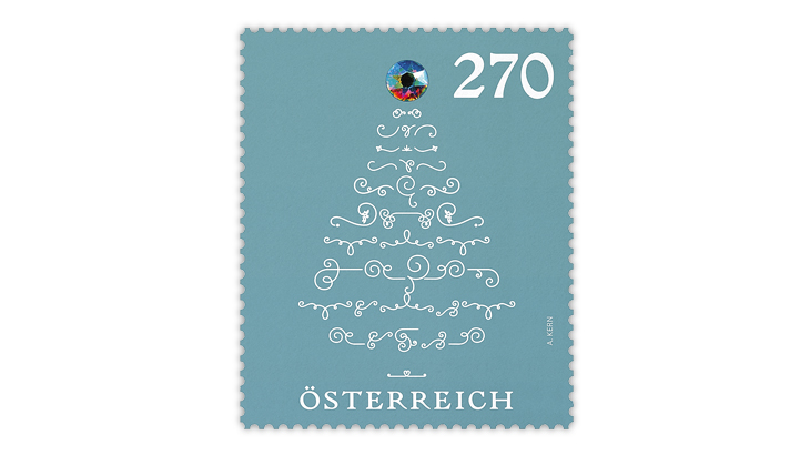 austria-Christmas-tree-crystal-stamp