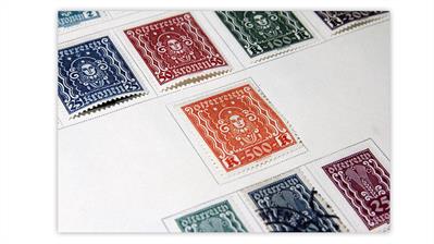 austria-stamps-scott-international-album-page