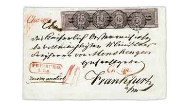 baden-1851-9-kreuzer-black-strip-of-five-cover