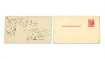 beatles-signatures-united-states-benjamin-franklin-postal-card