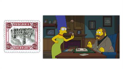 belgium-1920-termonde-invert-stamp-simpsons-episode