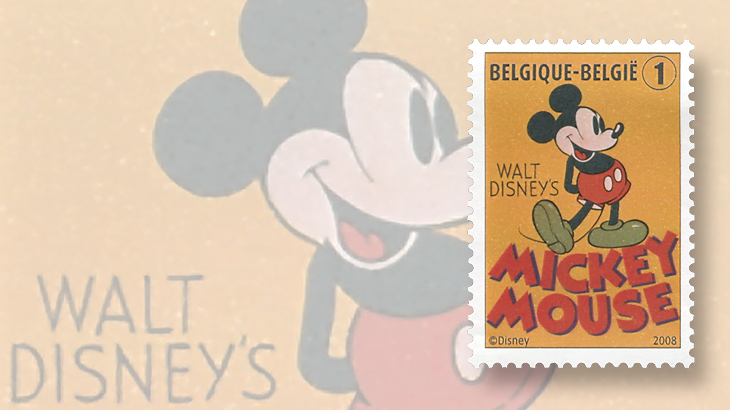 belgium-disney-80th-anniversary-mickey-mouse-stamp-2008