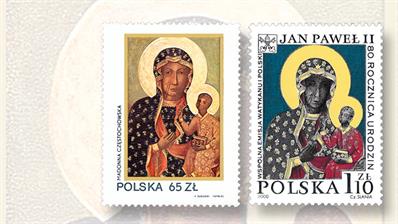 black-madonna-jasna-gora-stamp