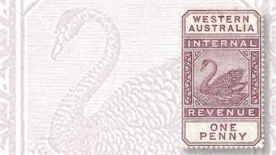 black-swan-postal-fiscal-stamp