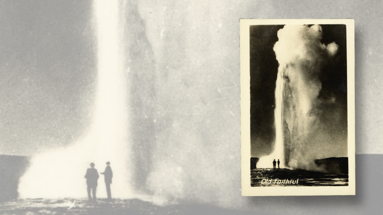 blog-charles-snee-yellowstone-park-souvenir-mailbag-photograph-old-faithful-geyser-1930s