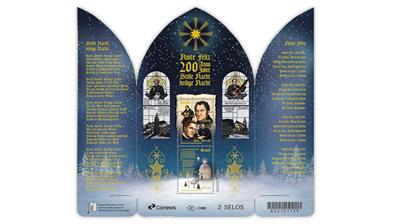 brazil-2018-christmas-souvenir-sheet-2019-gabriel-award