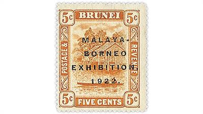 brunei-1922-malaya-borneo-exhibition-overprint-stamp