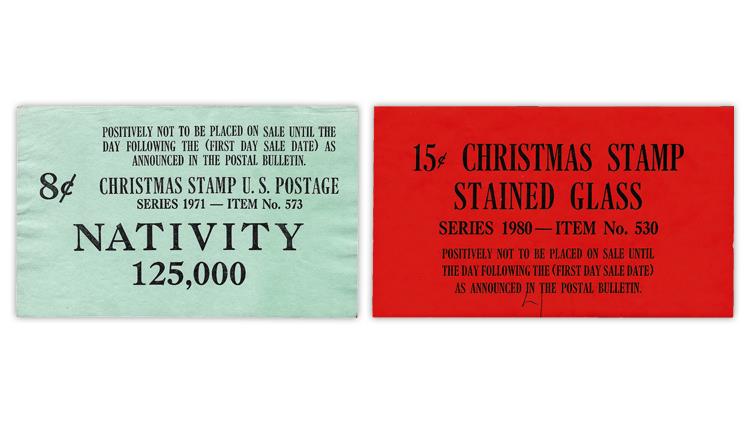 bureau-engraving-printing-package-labels-united-states-christmas-stamps