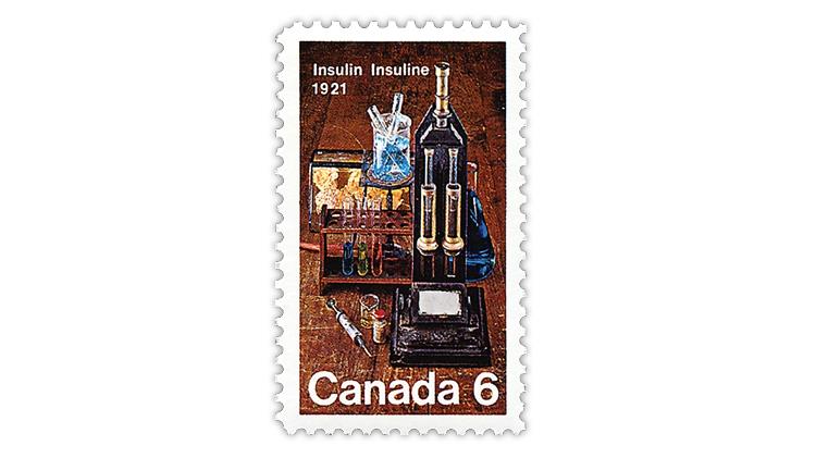 canada-1971-50th-anniversary-insulin-discovery-stamp