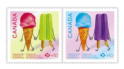 canada-2019-ice-cream-cone-semipostal-stamps