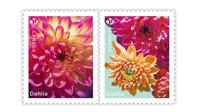 canada-2020-spring-flowers-dahlias-stamps